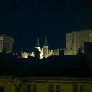 Vue Palais Des Papes , Avignone Francia